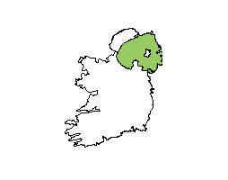 northern ireland map